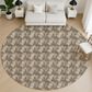 Dalyn Rug Company Soft Essentials Chevron Chocolate 8" Round Area Rug, , large