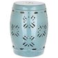 Safavieh Sakura Garden Stool in Light Blue, , large