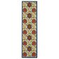 Nourison Aloha ALH19 2"3" x 10" Blue and Multicolor Indoor/Outdoor Runner, , large