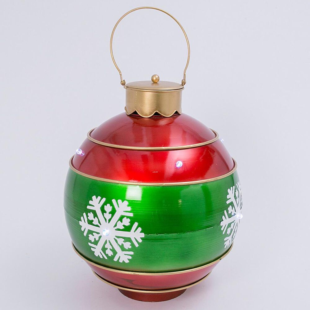 The Gerson Company GIL 31.8" Lighted Giant Metal Ornament, , large