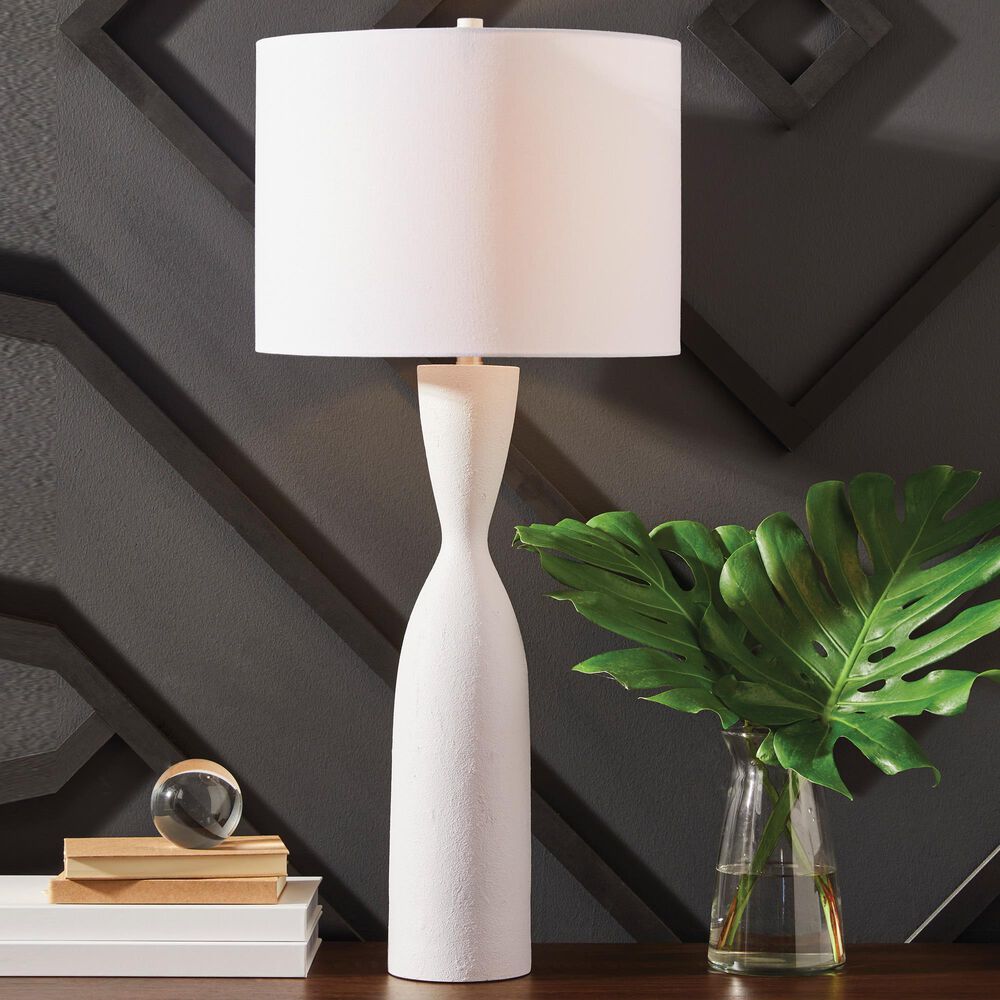 Ashley Davinford Table Lamp in White, , large