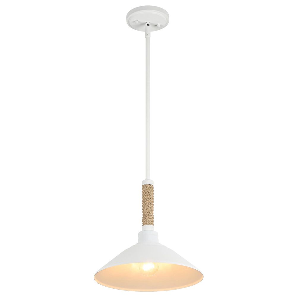 Golden Lighting Journey 1-Light Pendant in Natural White, , large