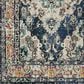 Safavieh Monaco MNC243N-28 2"2" x 8" Navy/Light Blue Runner, , large
