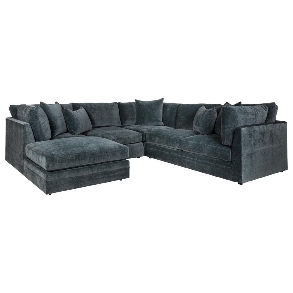 HUNTINGTON HOUSE 4-Piece Sectional in Blue, , large