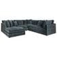 HUNTINGTON HOUSE 4-Piece Sectional in Blue, , large