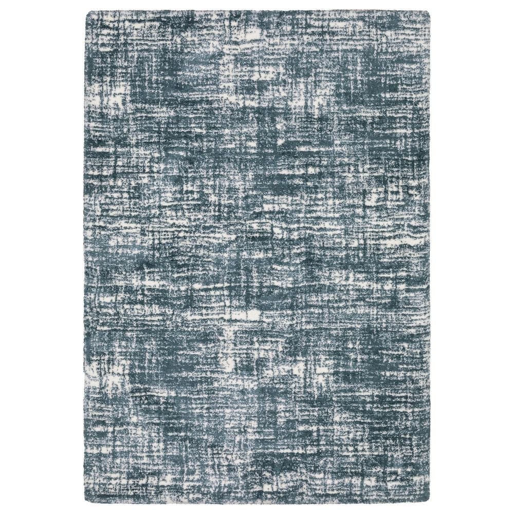 Oriental Weavers Galileo GAL08 Blue and Ivory 6&#39;7&quot; x 9&#39;6&quot; Area Rug, , large