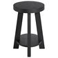 Forma & Co Boho Oval End Table in Black, , large