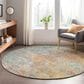 Dalyn Rug Company Trevi TV13 8" Round Teal Area Rug, , large