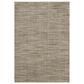 Oriental Weavers Atlas Solid Brown and Beige 7"10" x 10"10" Area Rug, , large