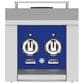 Hestan 12" Built-In Natural Gas Double Side Burner for Cart in Prince, , large