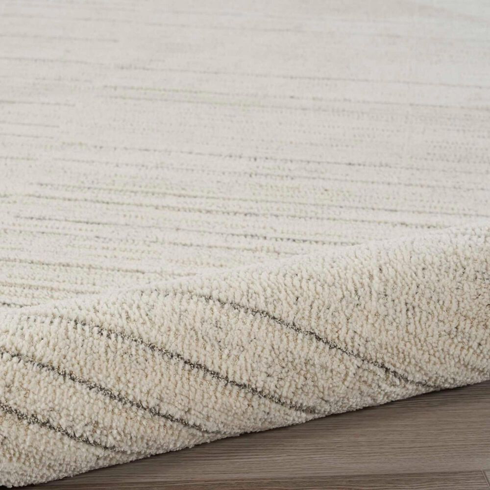 Nourison Andes AND02 3&#39;11&quot; x 5&#39;11&quot; Ivory and Grey Area Rug, , large