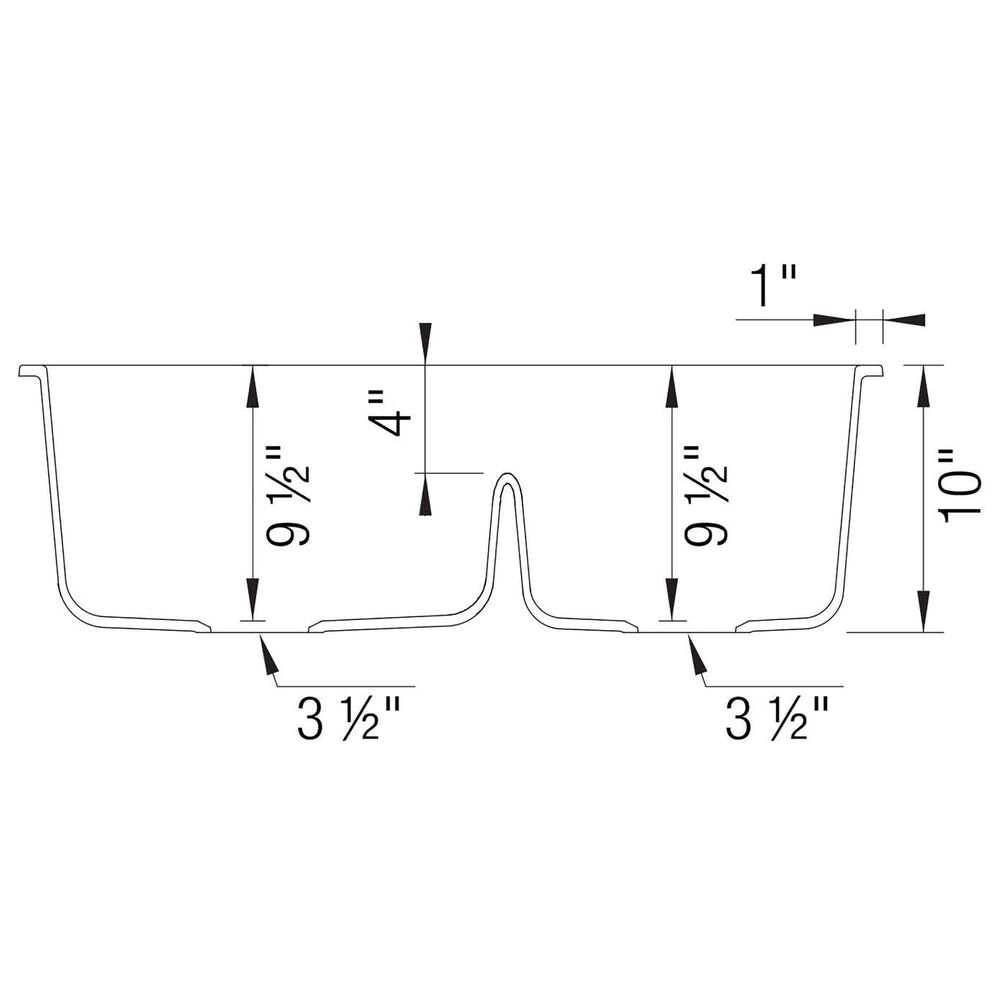 Blanco Diamond 1-3/4 Low Divide Double Bowl Kitchen Sink in Soft White, , large