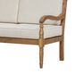 Hearth and Haven Outdoor Loveseat with Cushions and Natural Frame in Beige, , large