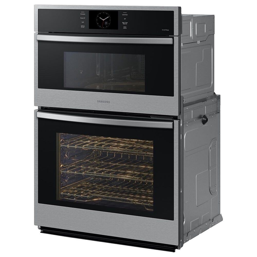 Samsung 30&quot; Microwave Combination Wall Oven With Steam Cook in Stainless Steel, , large