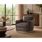 Kuka Home Cooper Swivel Chair in Isla Chocolate, , large