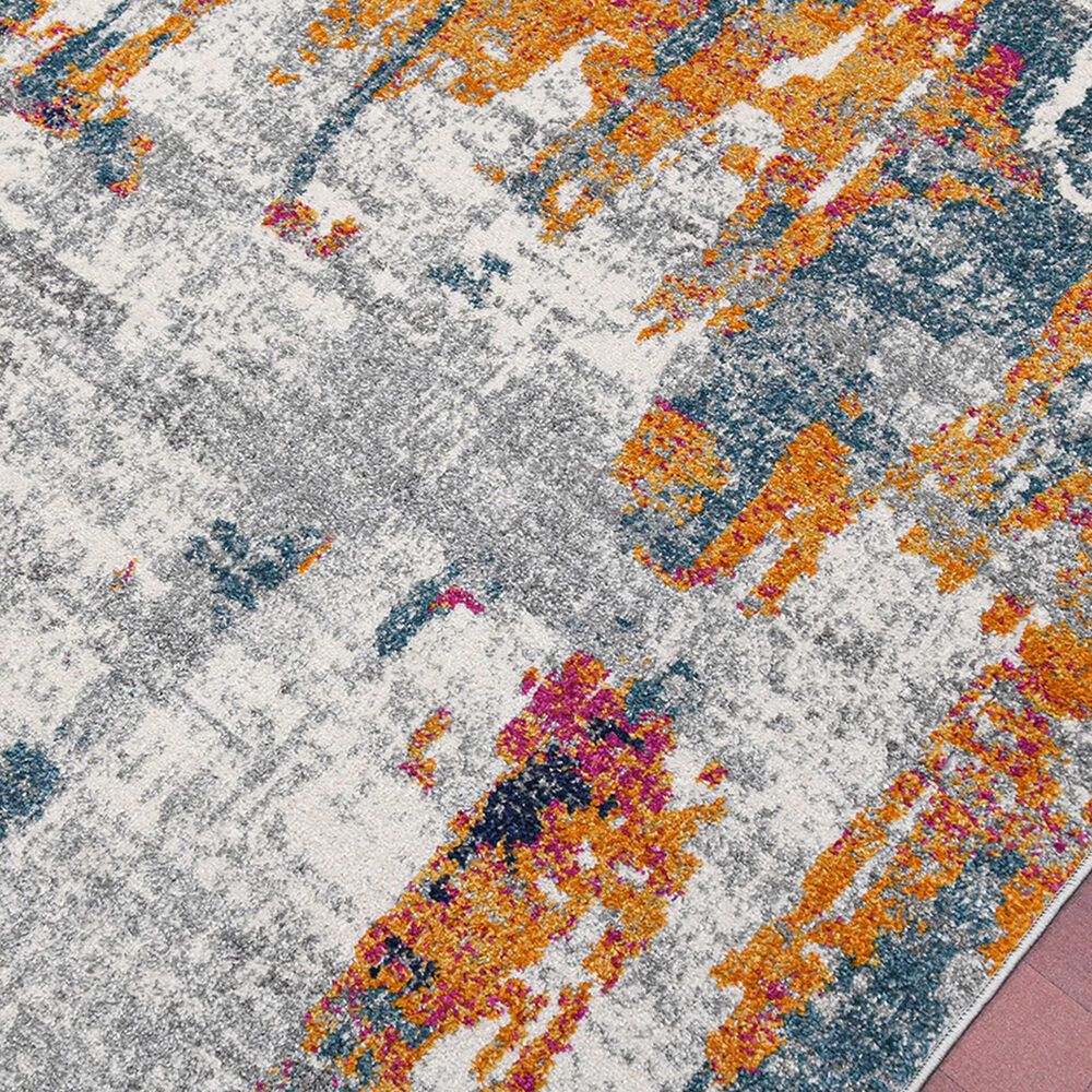 Amer Rugs Montana 2&#39; x 3&#39; Orange and Blue Area Rug, , large