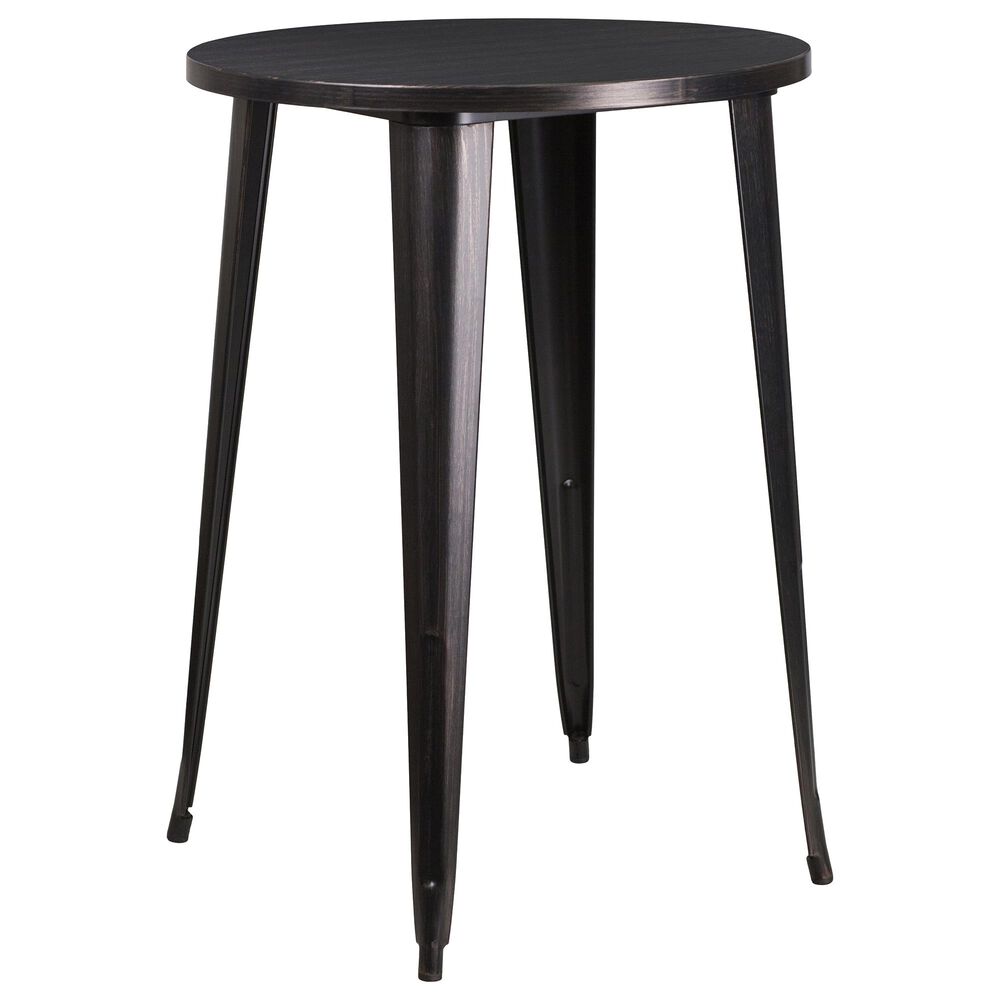 Flash Furniture 30" Round Bar Table in Gold, , large