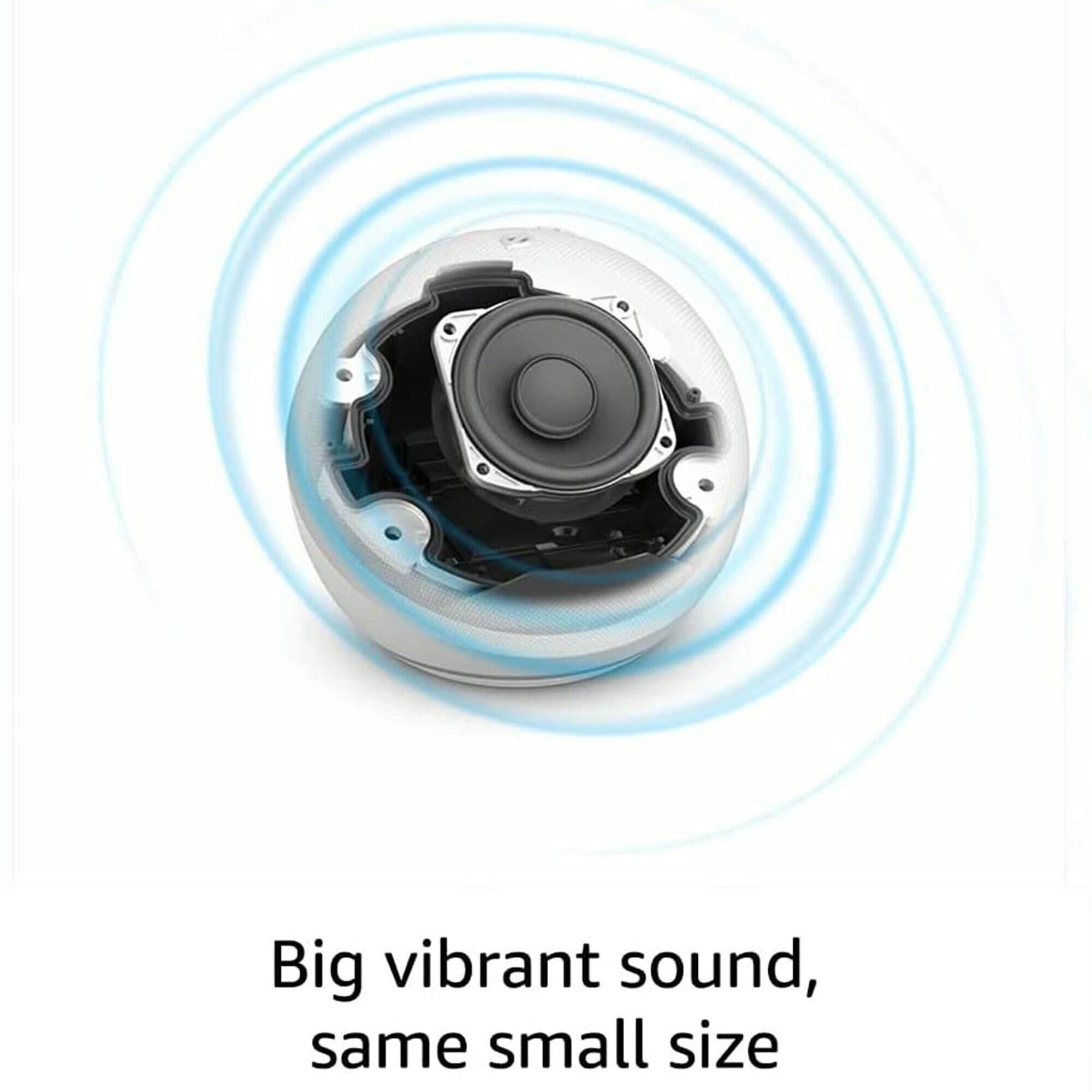Amazon Echo Dot (5th Gen, 2022 release) in Glacier White