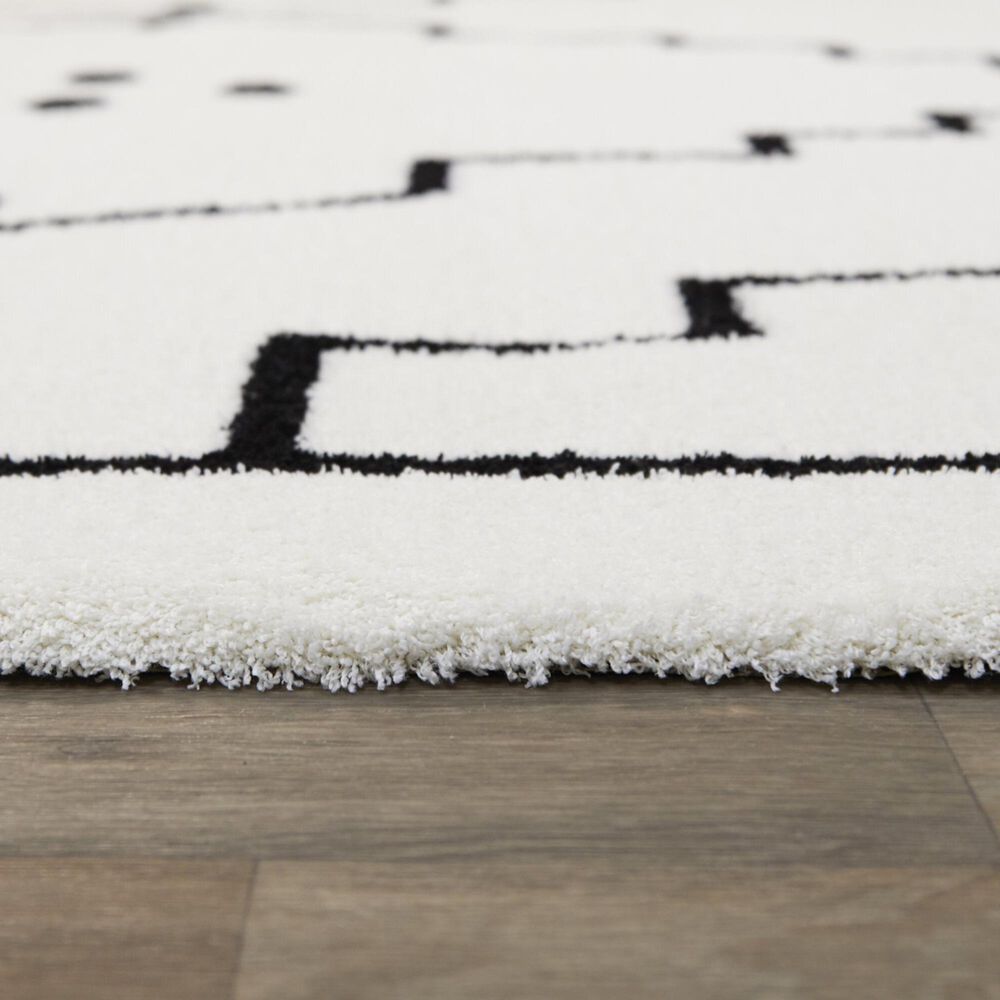 Balta Rugs Miklos 5&#39;3&quot; x 7&#39; White Area Rug, , large