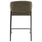 Blue Sun Designs Cathey Counter Stool with Olive Fabric Seat, , large