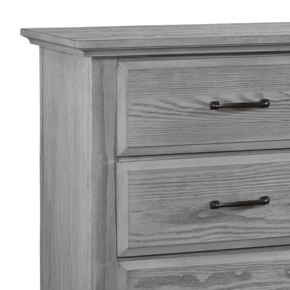 Oxford Village Willowbrook Dresser and Changing Top in Graphite Gray, , large