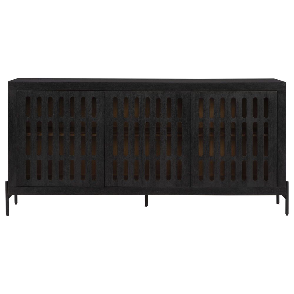 Ashley Vallisburg Accent Cabinet in Black and Natural, , large