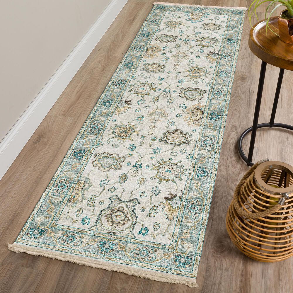 Dalyn Rug Company Marbella MB6 2&#39;3&quot; x 7&#39;6&quot; Ivory Runner, , large