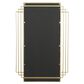 CosmoLiving by Cosmopolitan 24" x 36" Wall Mirror in Shiny Gold, , large