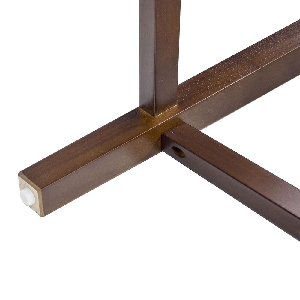 Jennifer Taylor Home Barlow 24.5" Backless Saddle Counter Stool in Bourbon Brown, , large