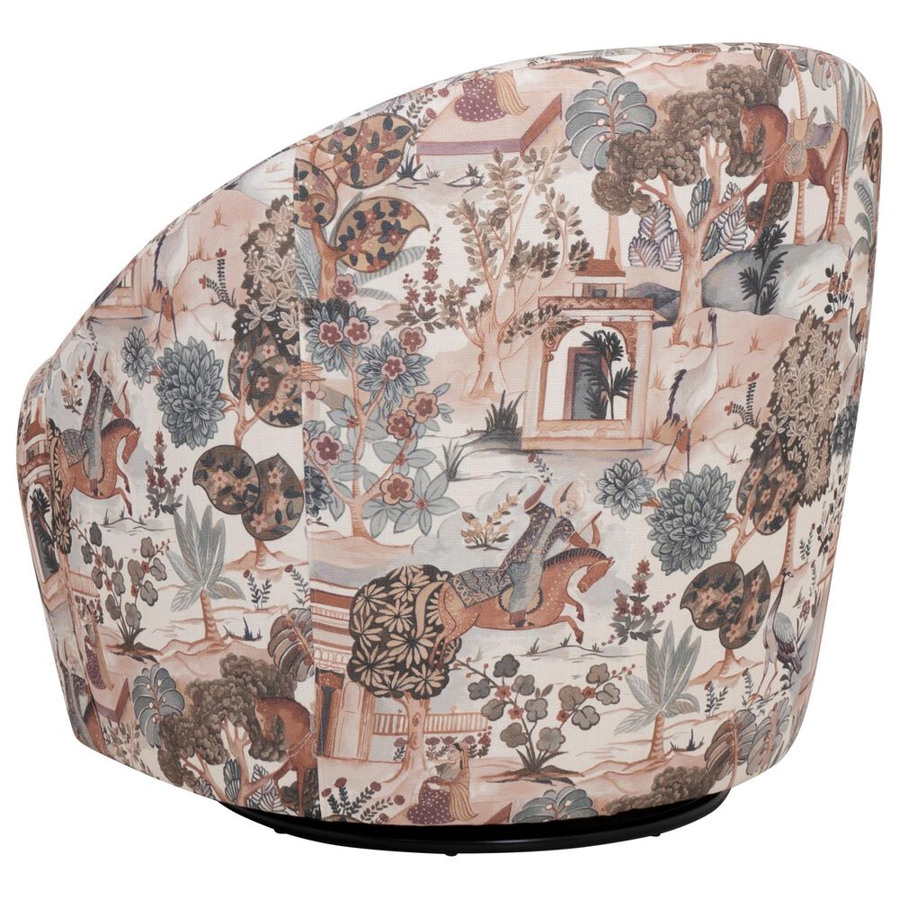 Linon Home Decor Carlos Swivel Chair in Multicolor, , large