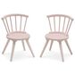 Delta Windsor 3-Piece Table and Chairs Set in Blush Pink, , large