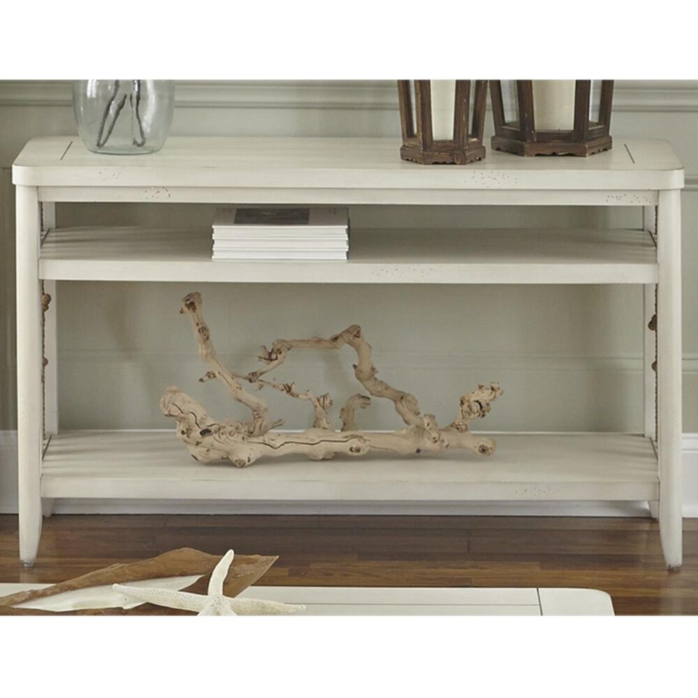 Belle Furnishings Dockside II Sofa Table in White, , large