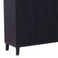 Linon Home Decor Miles 3-Door Accent Cabinet in Midnight Blue, , large