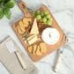 Gibson Overseas, Inc Blairwood 3-Piece Cheese Board Set in Brown and Stainless Steel, , large