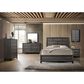 Crown Mark Akerson Queen Panel Bed in Grey, , large
