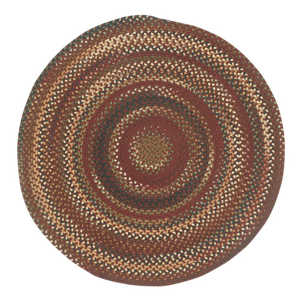 Capel Gramercy 0070-500 3" Round Cinnabar Scatter Rug, , large