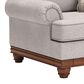Ashley Stoughton Chair with Ottoman in Sandstone, , large