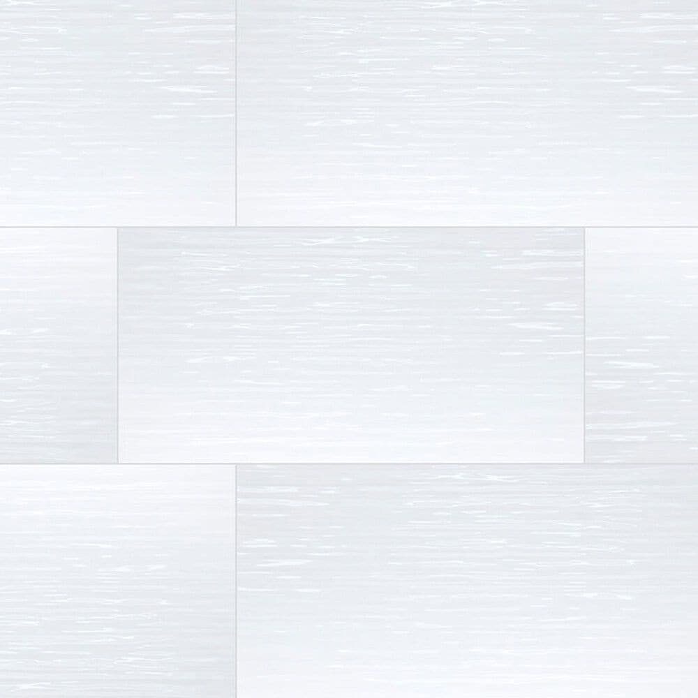 MS International Dymo Stripe White 12" x 24" Ceramic Tile, , large