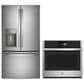 GE Profile 2-Piece Kitchen Package with 30" Single Wall Oven in Stainless Steel, , large