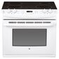 GE Appliances 30" Drop-In Electric Range with Self-Cleaning Oven in White, , large