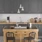 Hunter Van Nuys 3-Light Round Cluster in Brushed Nickel, , large