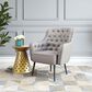 Zuo Modern Tasmania Accent Chair in Gray and Black, , large
