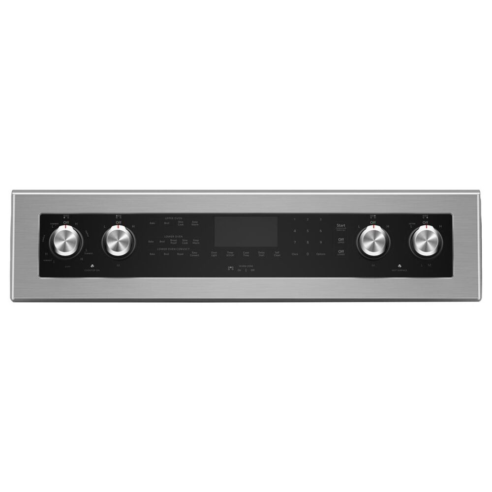 KitchenAid 30&quot; Freestanding Double Oven Electric Range in Stainless Steel, , large