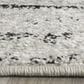 Safavieh Adirondack ADR117B 4" Round Ivory and Silver Area Rug, , large