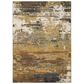 Oriental Weavers Caravan Abstract Mixup 7"10" x 10"10" Gold and Beige Area Rug, , large