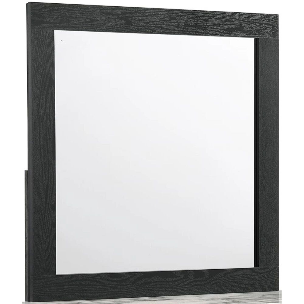 Crown Mark Cadence Mirror in Black, , large