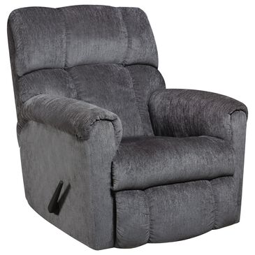 HomeStretch Norton Manual Rocker Recliner in Gray, , large