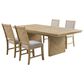 Furniture of America Virex Extendable 5-Piece Dining Table Set in Natural, , large