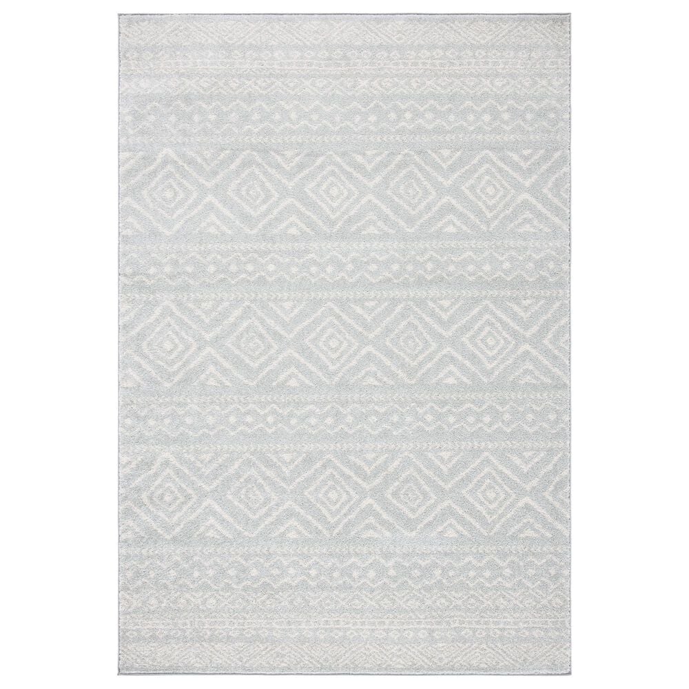 Safavieh Tulum TUL267F 5"3" x 7"6" Grey and Ivory Area Rug, , large