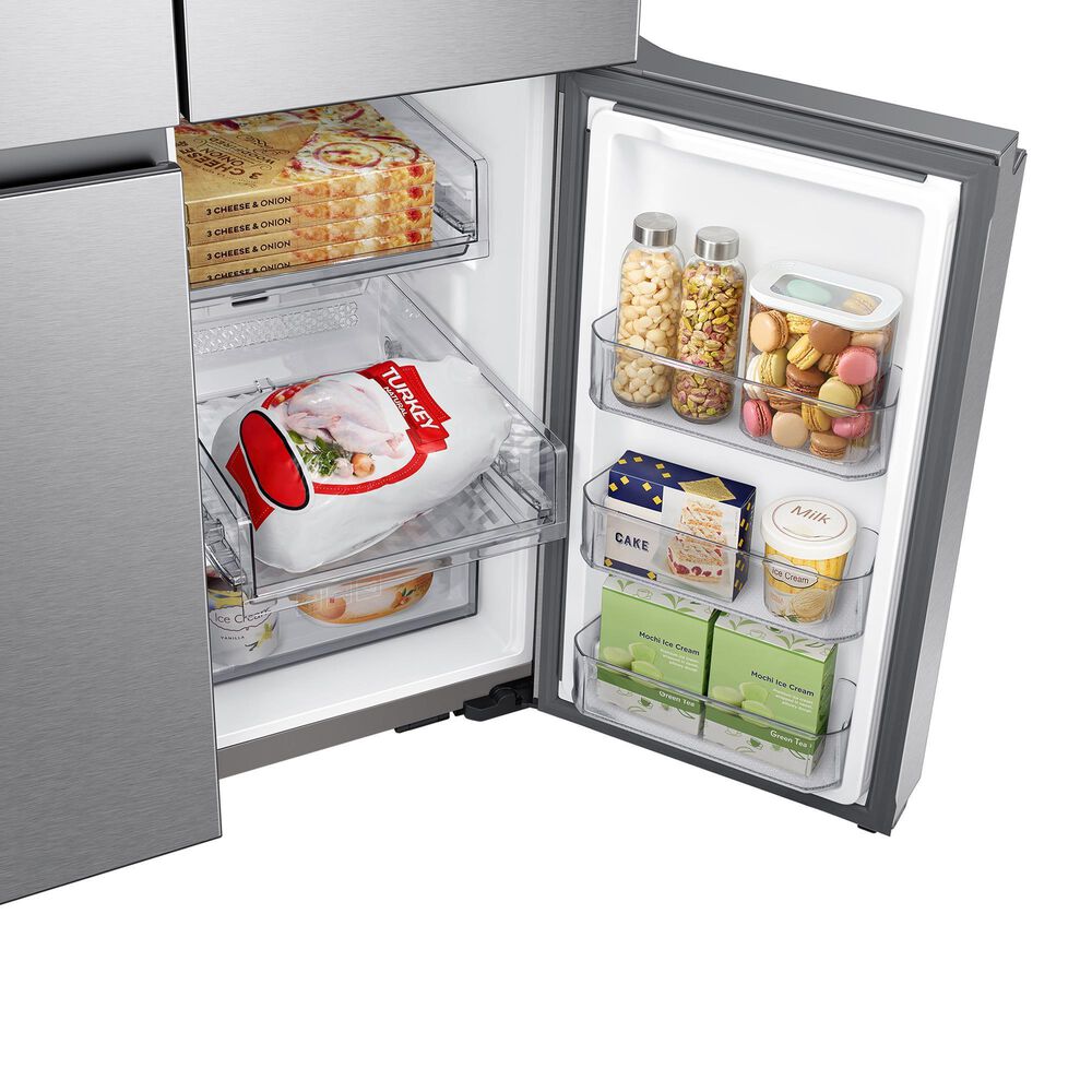 Samsung 22.9 Cu. Ft. 4-Door Flex French Door Refrigerator with AutoFill Water Pitcher in Stainless Steel, , large